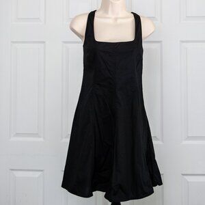 100% Cotton Seamed Square Neck Dress